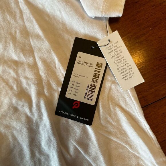 Peloton White Relaxed T-Shirt - Picture 3 of 5